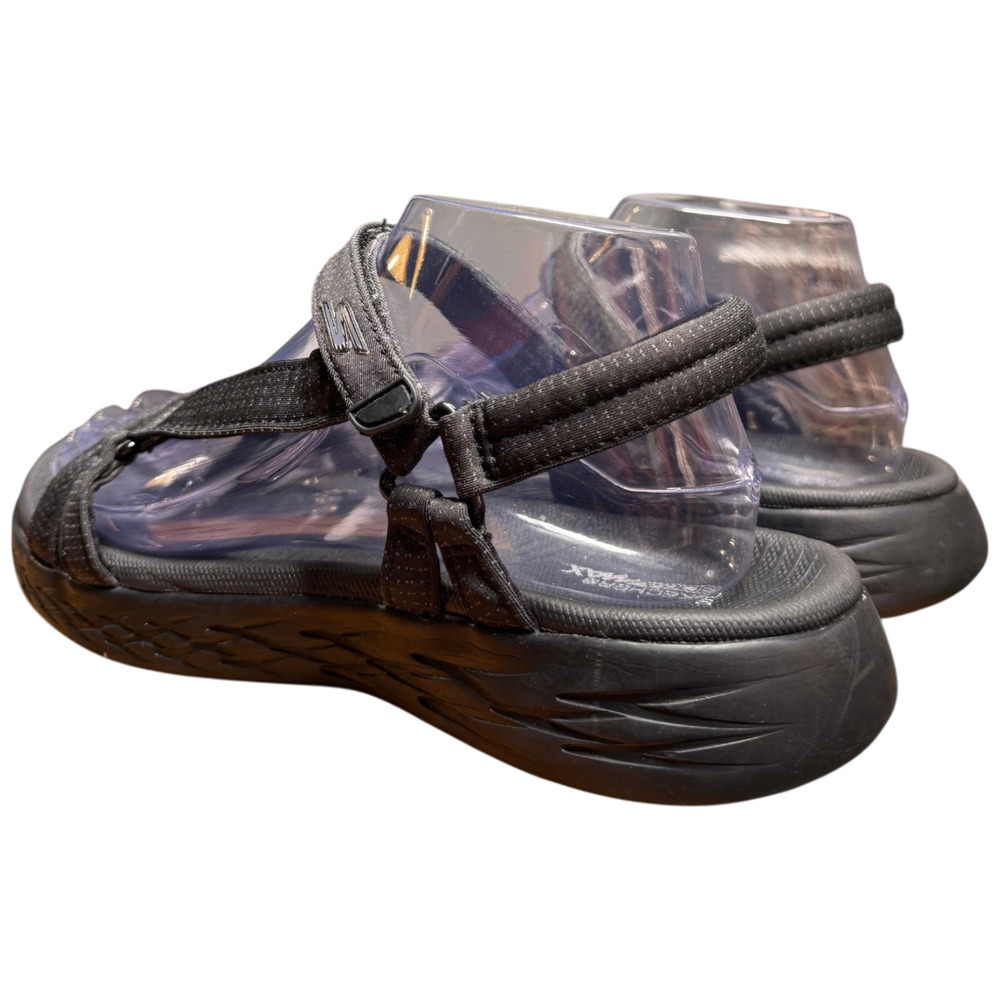 SKECHERS On The Go Go 600 Brilliancy Women's 9 Black Adjustable Sport Sandals - Picture 8 of 14